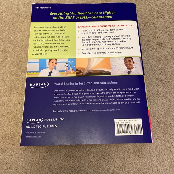 SSAT & ISSE prep book - Picture 2 of 2